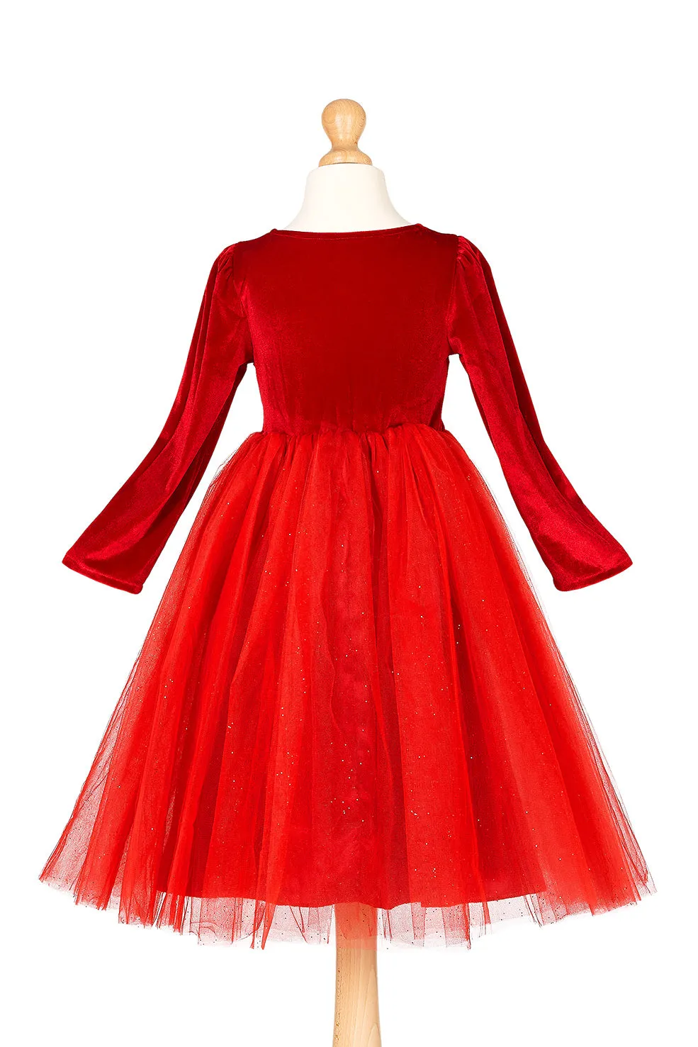 Souza Amarilla vestito festa rosso bambina