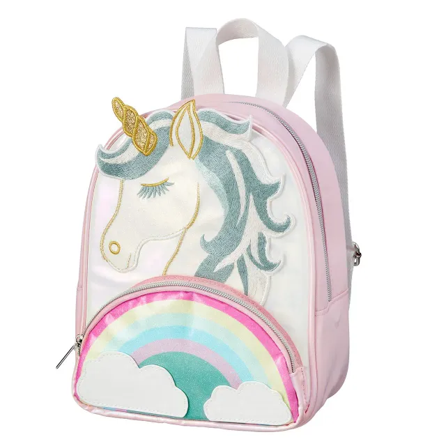 Souza! Celeste zaino unicorno multicolore con astuccio