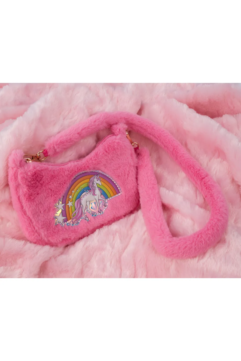 Great Pretenders Rainbow Cuddle borsetta tracolla unicorno
