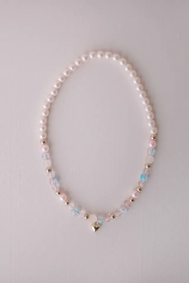 Great Pretenders Boutique Sweet Heart collana cuore rosa