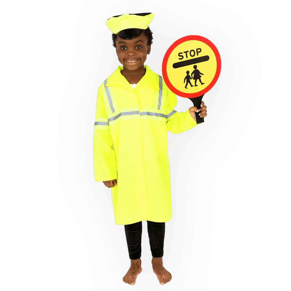 PRETEND TO BEE Crossing Patrol costume vigile bambino