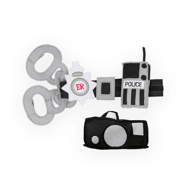 PRETEND TO BEE Police set 5 accessori travestimento poliziotto