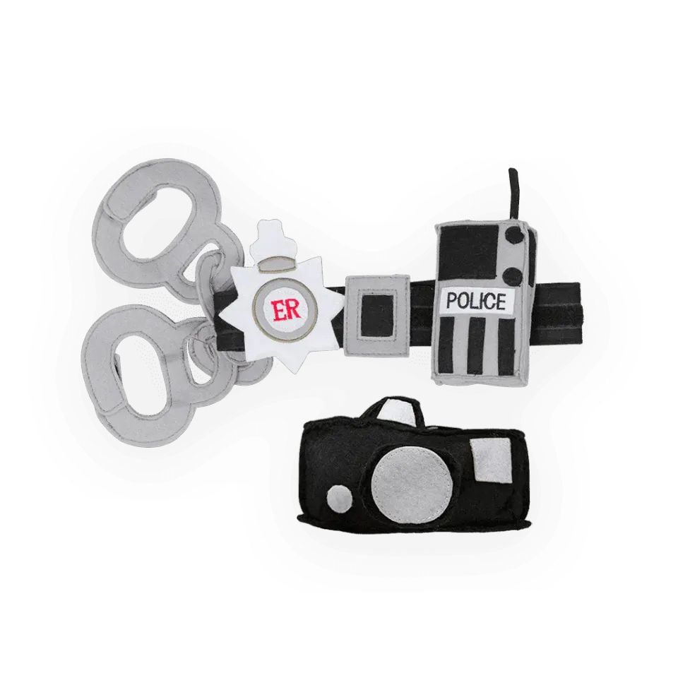 PRETEND TO BEE Police set 5 accessori travestimento poliziotto