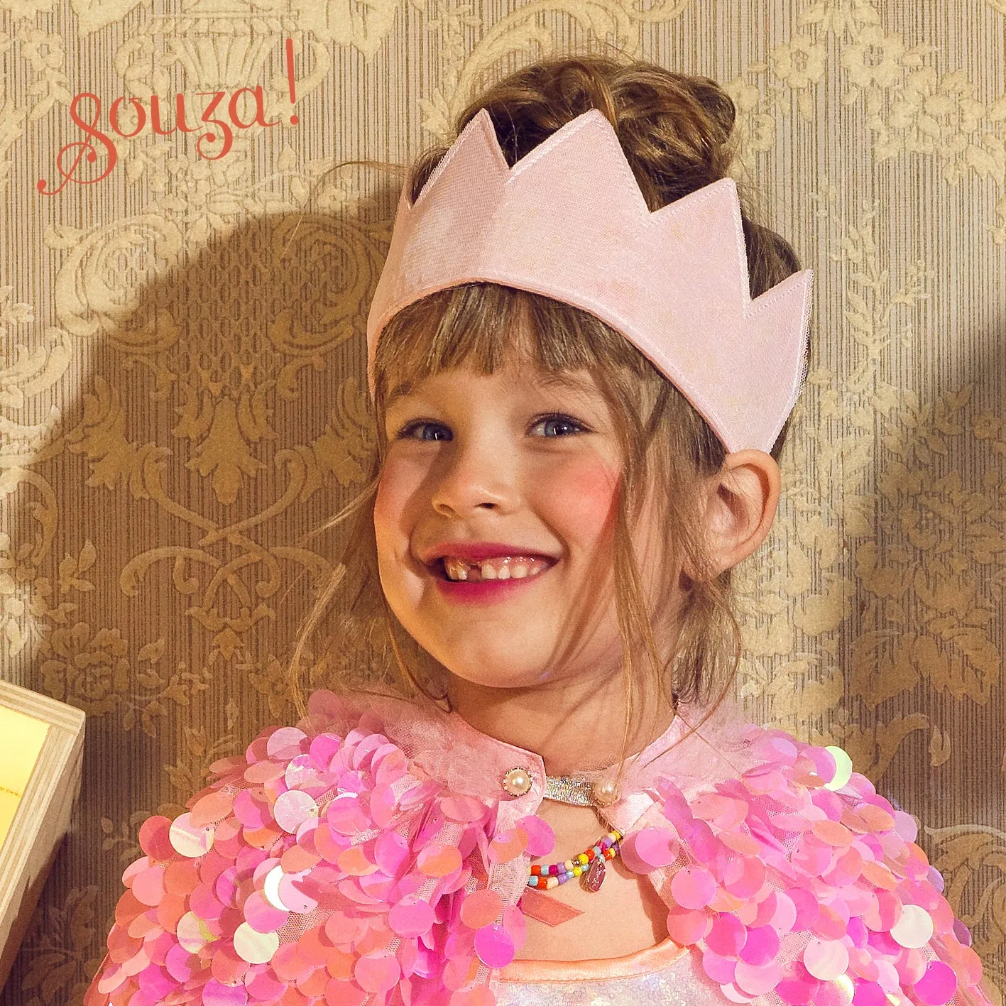 Souza! Amara corona rosa bambina
