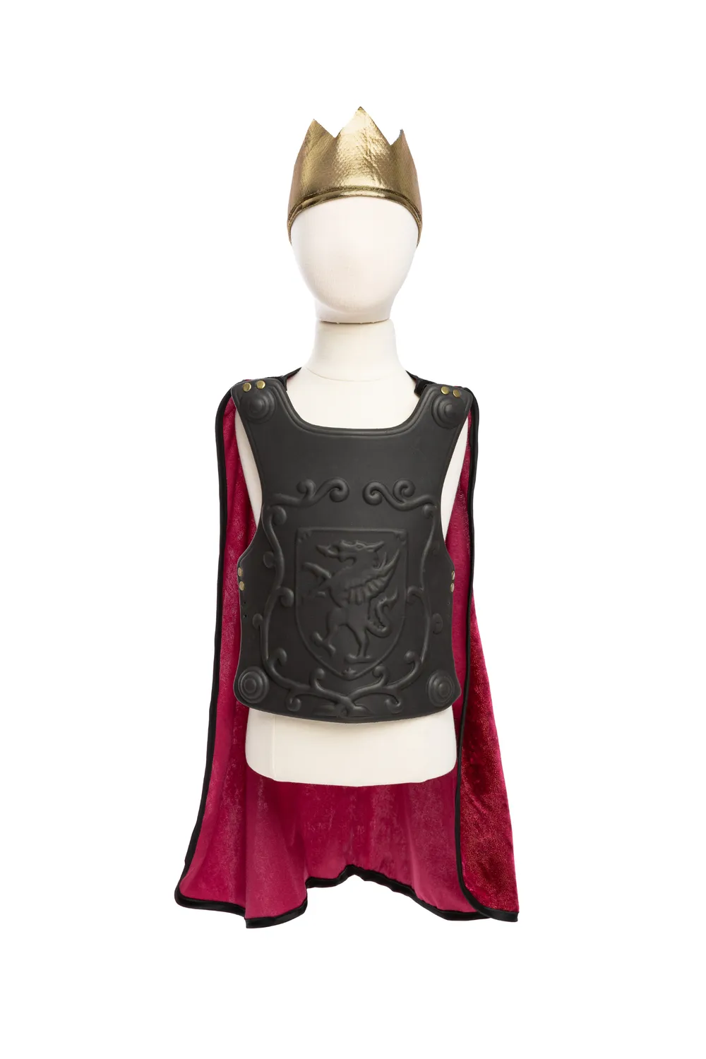 Great Pretenders Legendary Knight costume cavaliere 5-6 mantello rosso