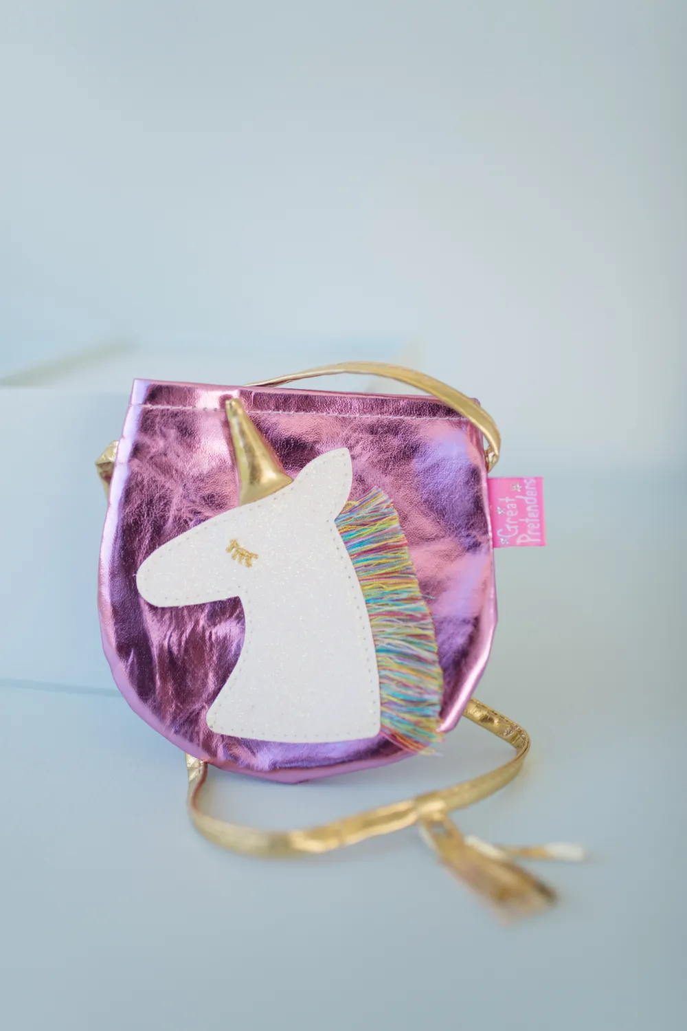 Great Pretenders Fancy Unicorn borsetta rosa unicorno