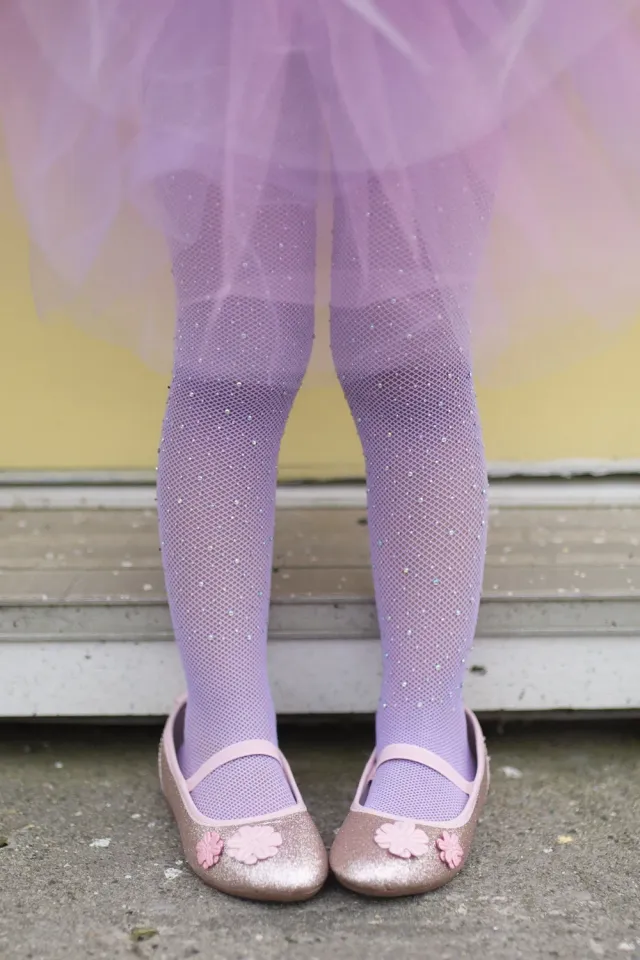 Great Pretenders Rhinestone collant bambina con strass