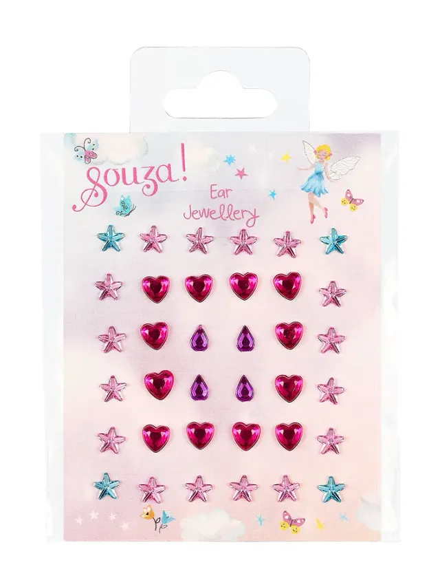 Souza! Ear Stickers orecchini adesivi cuori stelle