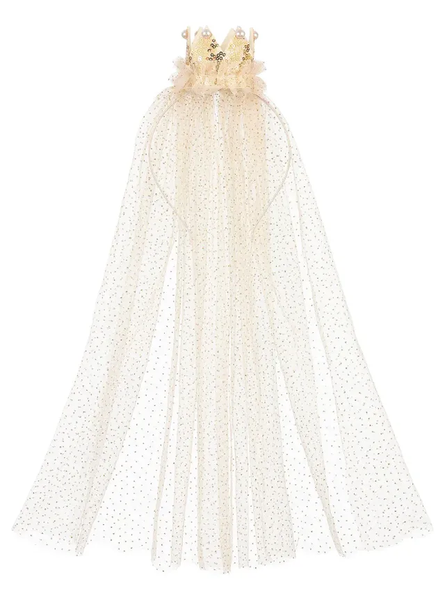 Souza! Chava tiara corona bambina oro leggera