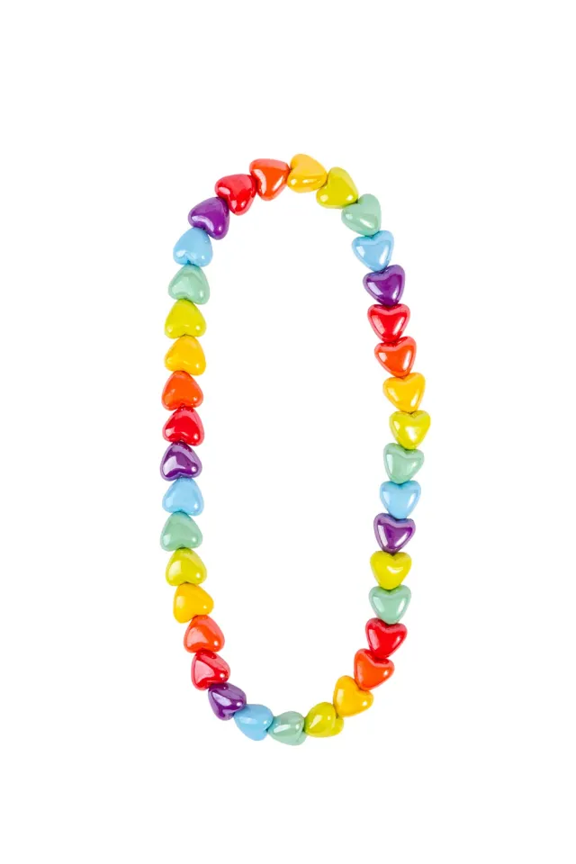 Great Pretenders Colours of Love collana cuori arcobaleno