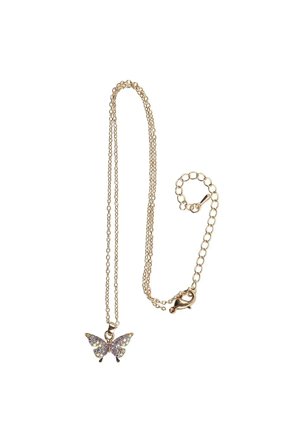 Great Pretenders Boutique Butterfly Gem collana farfalla strass