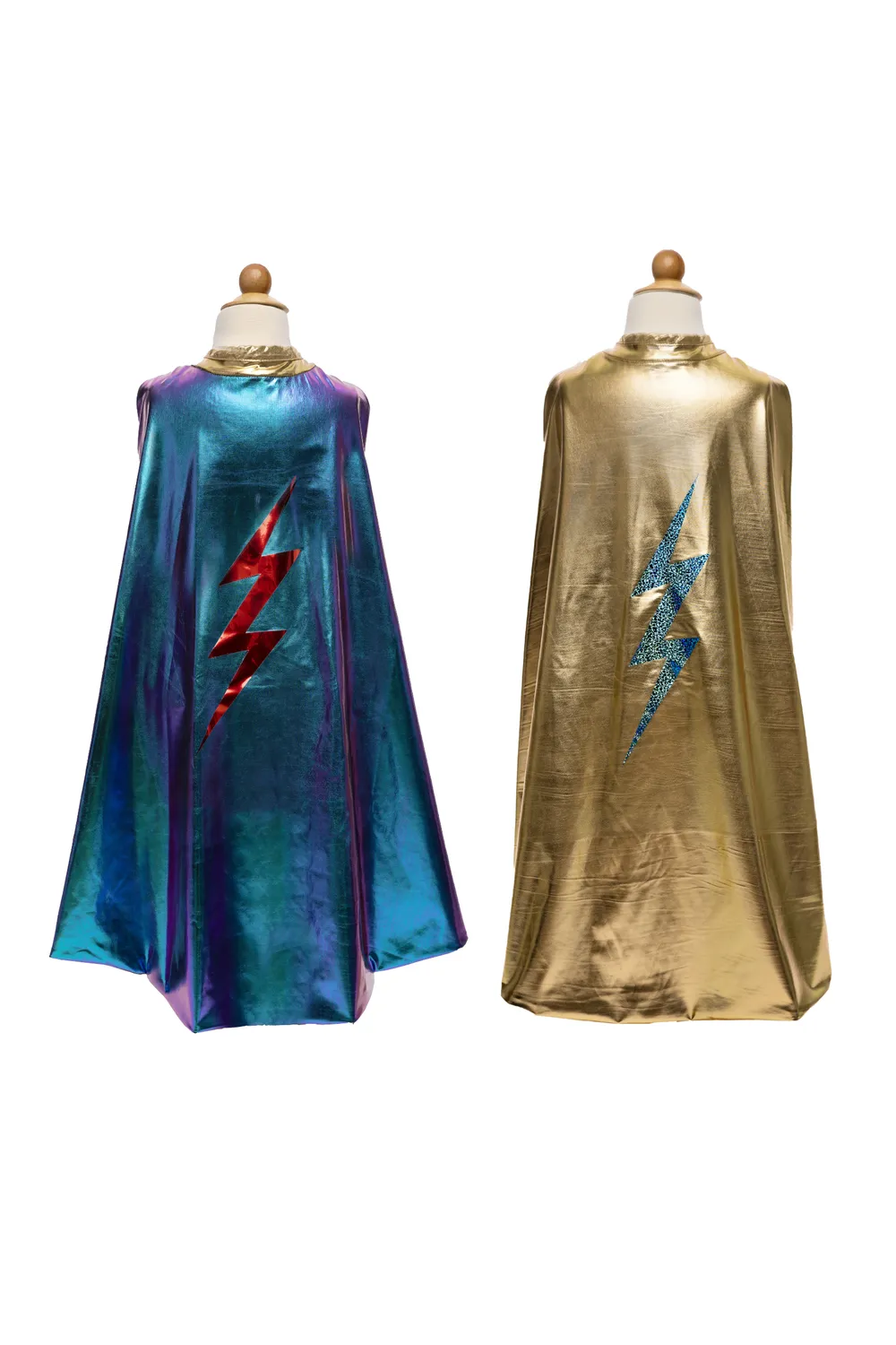 Great Pretenders Reversible Blue Lightning mantello olografico