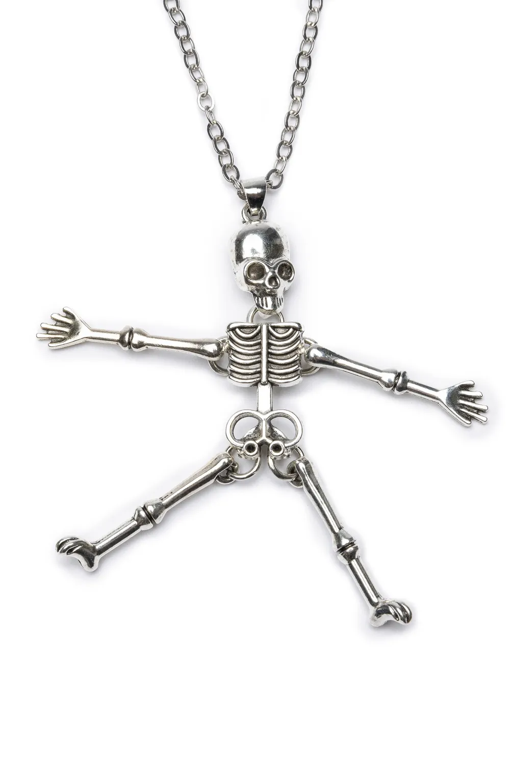 Great Pretenders Spooky Scary Skeleton collana scheletro