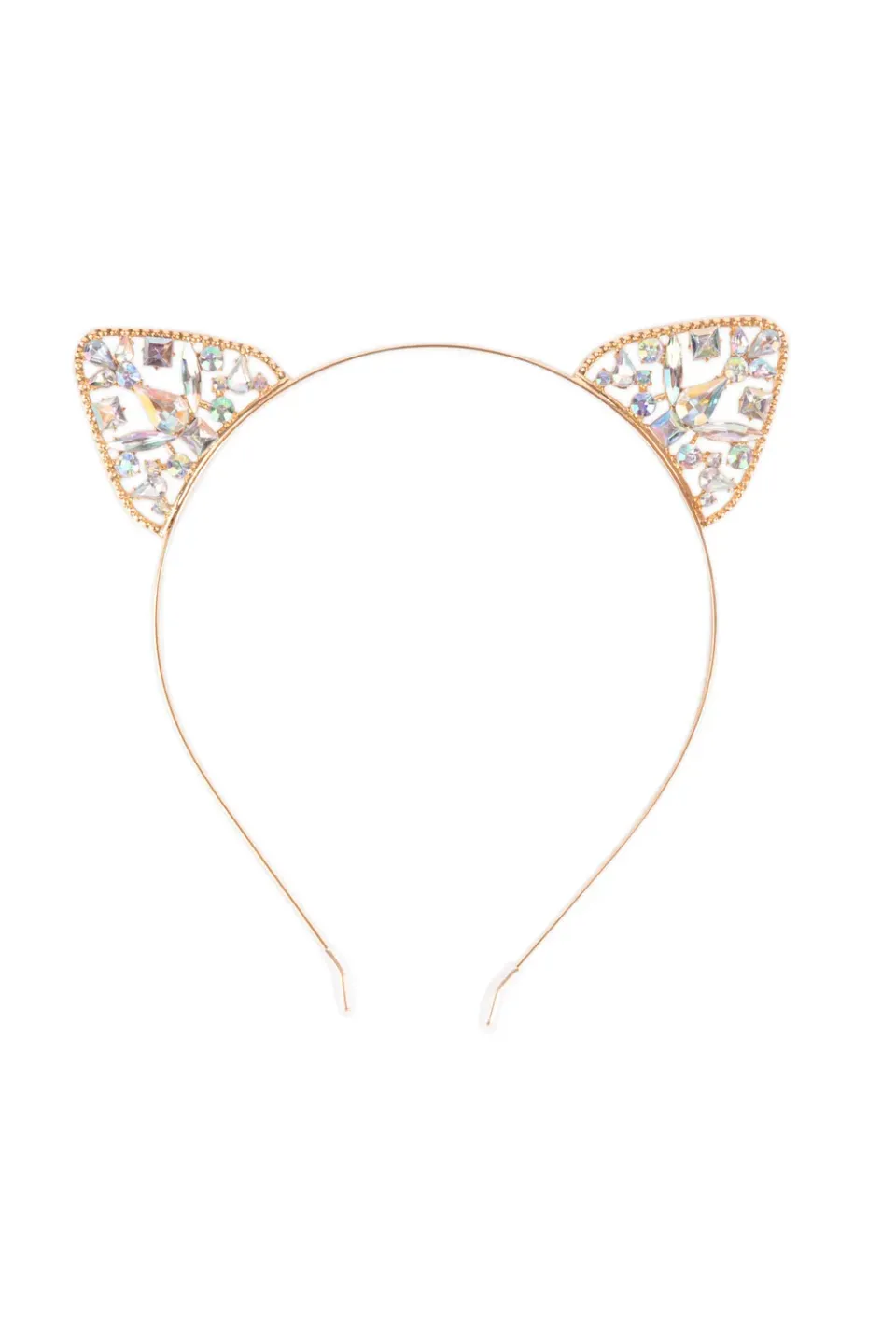 Great Pretenders Boutique cerchietto orecchie gatto strass