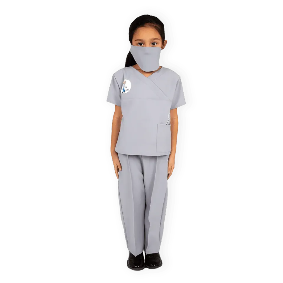 Pretend to Bee costume dentista bambini con mascherina
