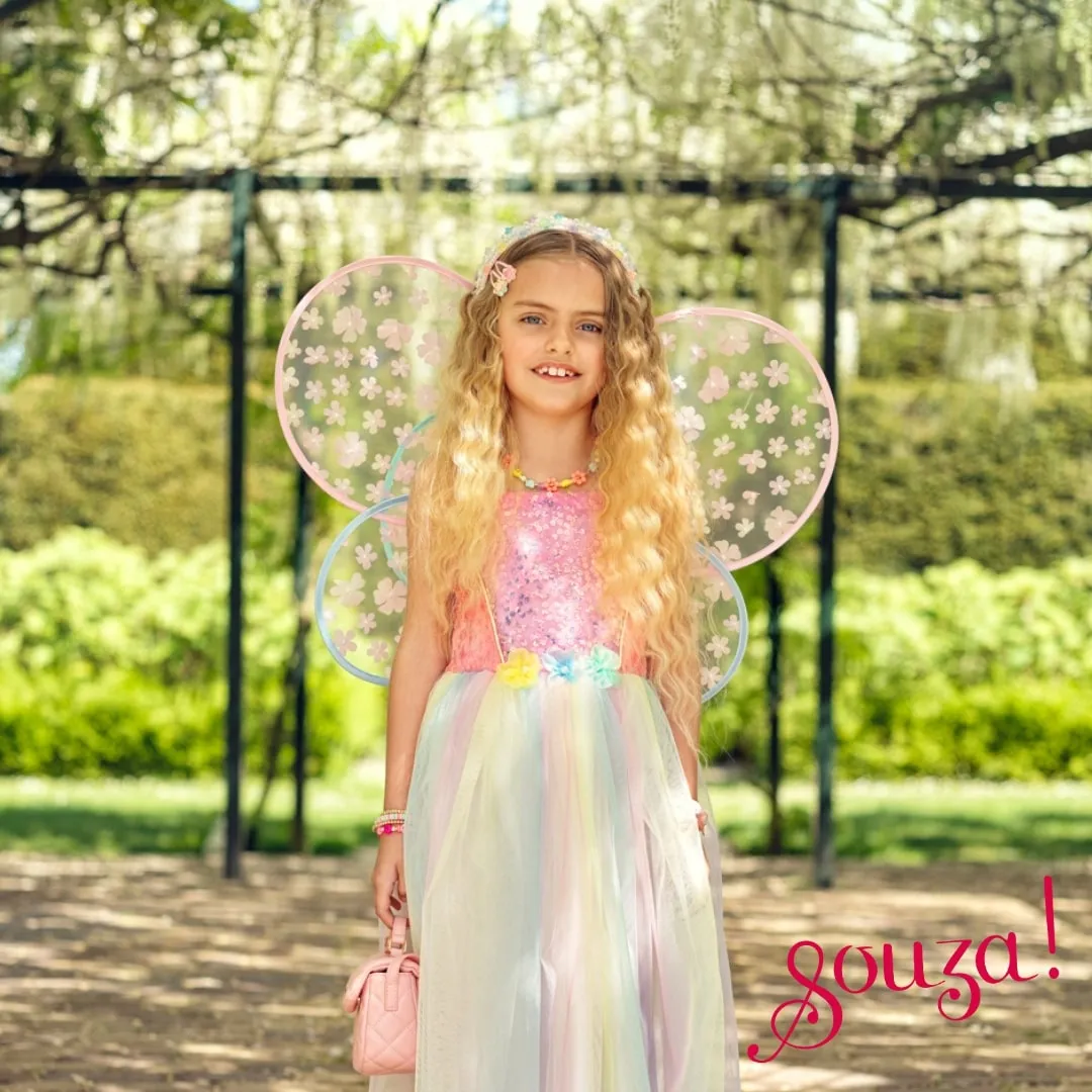 Souza! Flora Fairy Dress with Wings costume con ali