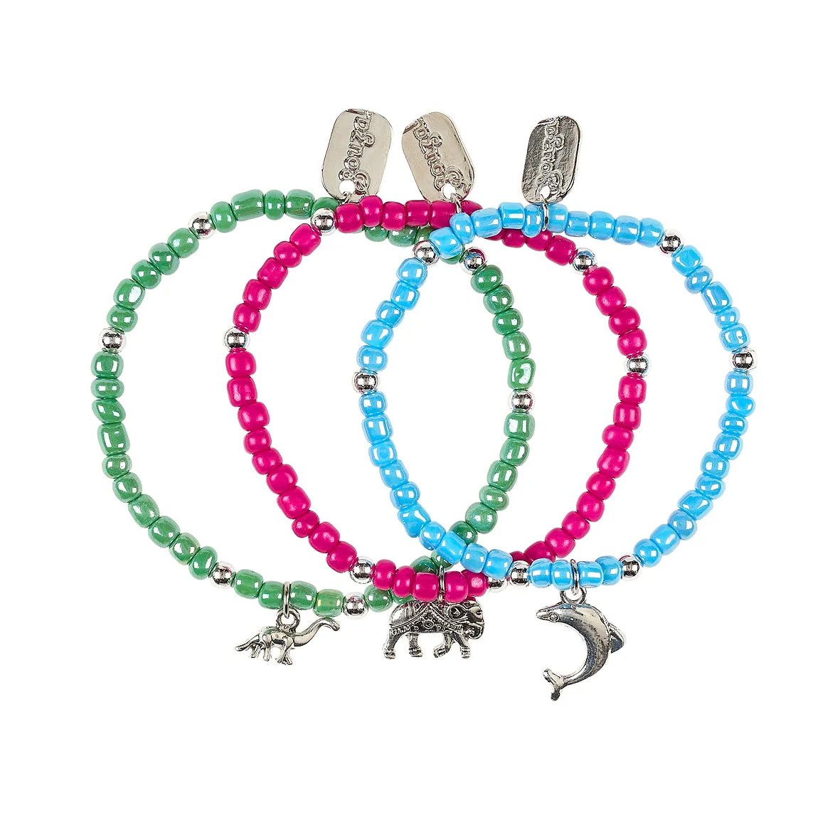 Souza! Pip set 3 braccialetti multicolore bimba