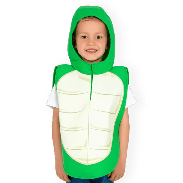 PRETEND TO BEE Tortoise costume tartaruga bambino con guscio