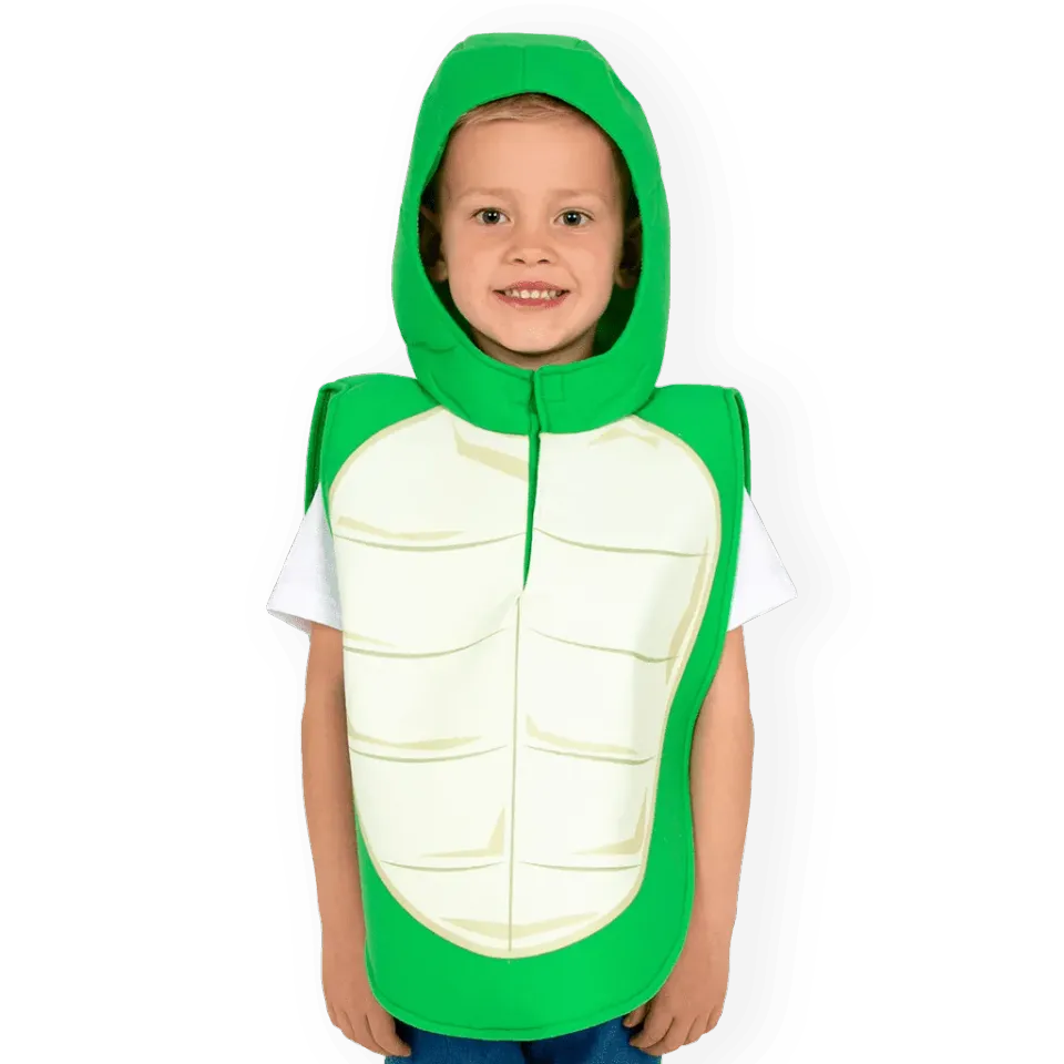 PRETEND TO BEE Tortoise costume tartaruga bambino con guscio