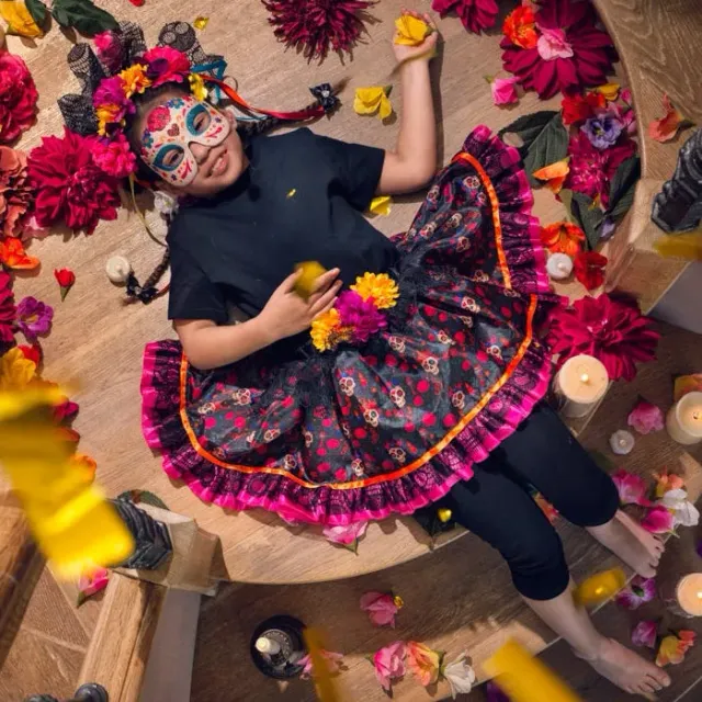 Souza! Marisol Día de Muertos costume bambina