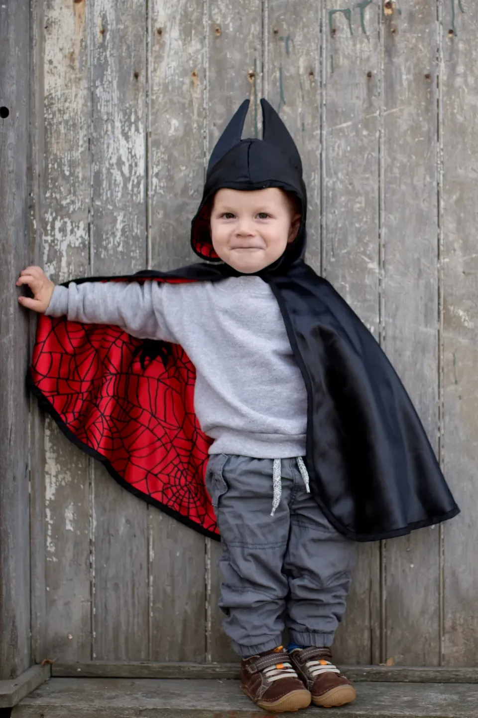 Great Pretenders Spider Bat mantello reversibile bimbo