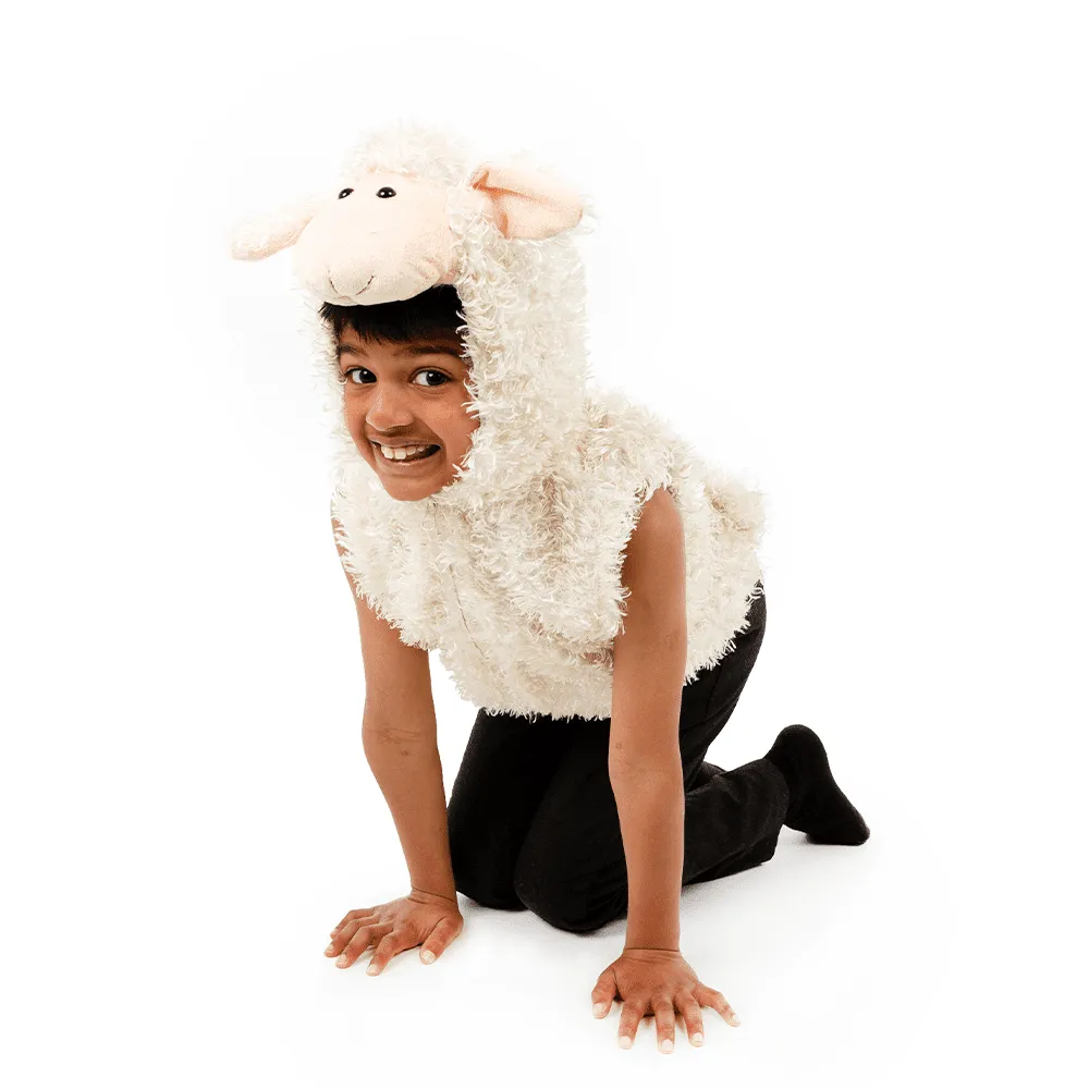 PRETEND TO BEE Sheep Costume Pecora con Cappuccio