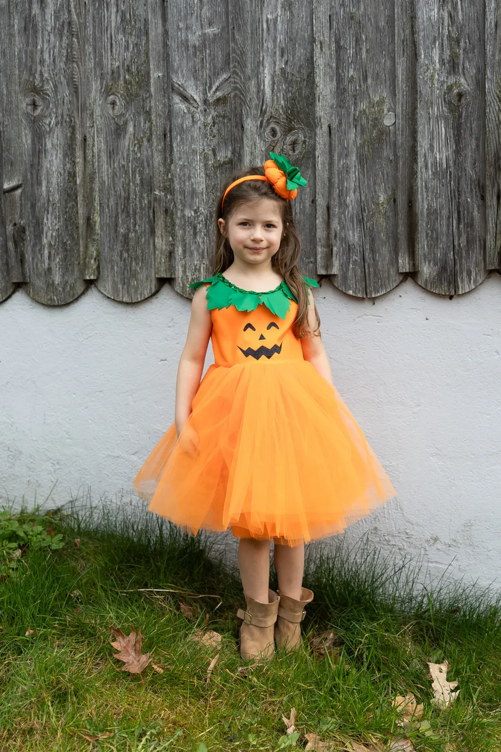 Great Pretenders Pumpkin Patch Princess Dress vestito Halloween
