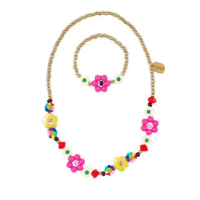 Souza! Soof Flower set collana e bracciale fiori