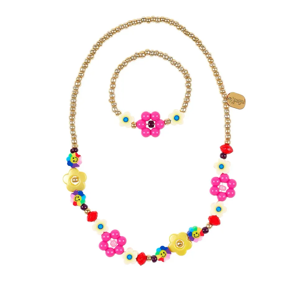 Souza! Soof Flower set collana e bracciale fiori