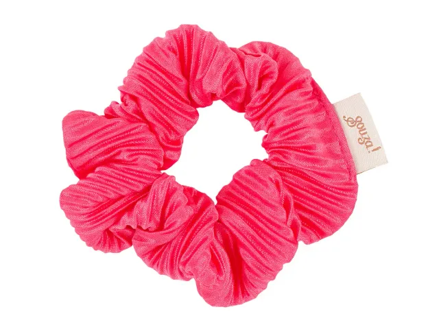 Souza Clairy scrunchie capelli fucsia morbido