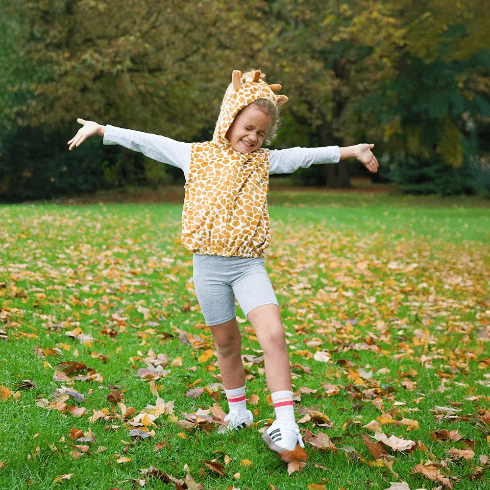 Pretend to Bee Giraffa costume bambino beige 3-7 anni in velluto