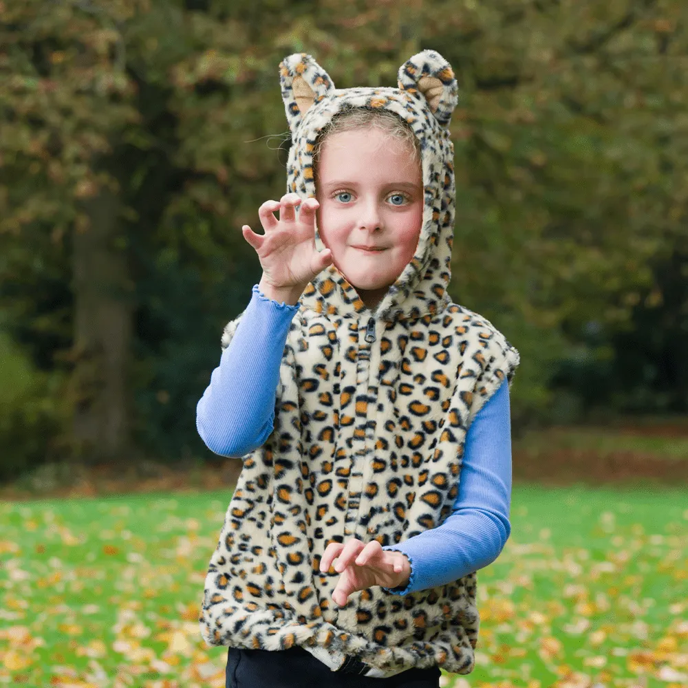 Pretend to Bee costume leopardo bambino felpa 3-7 anni