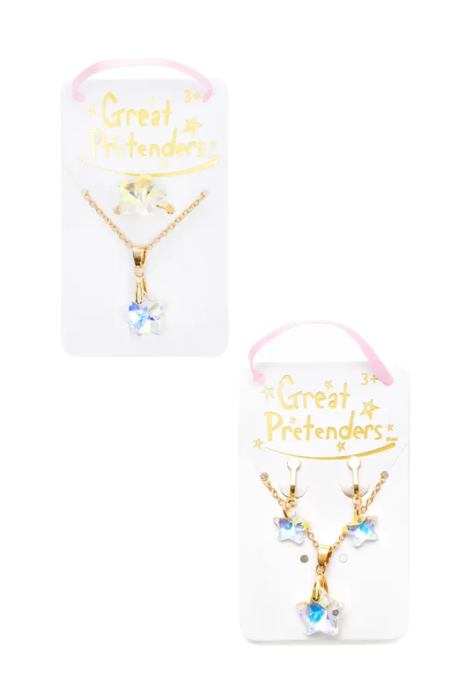 Great Pretenders Boutique Holographic Star set gioielli stella