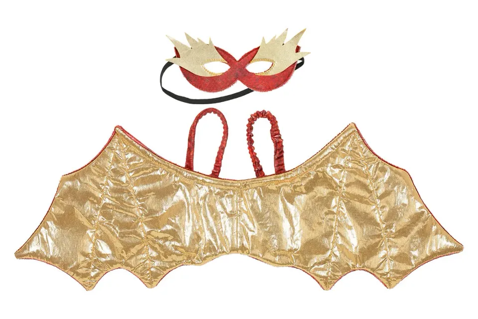 Souza! Drago rosso ali maschera travestimento 1 set