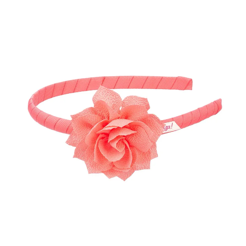 Souza! Maryam Flower tiara corallo bambina