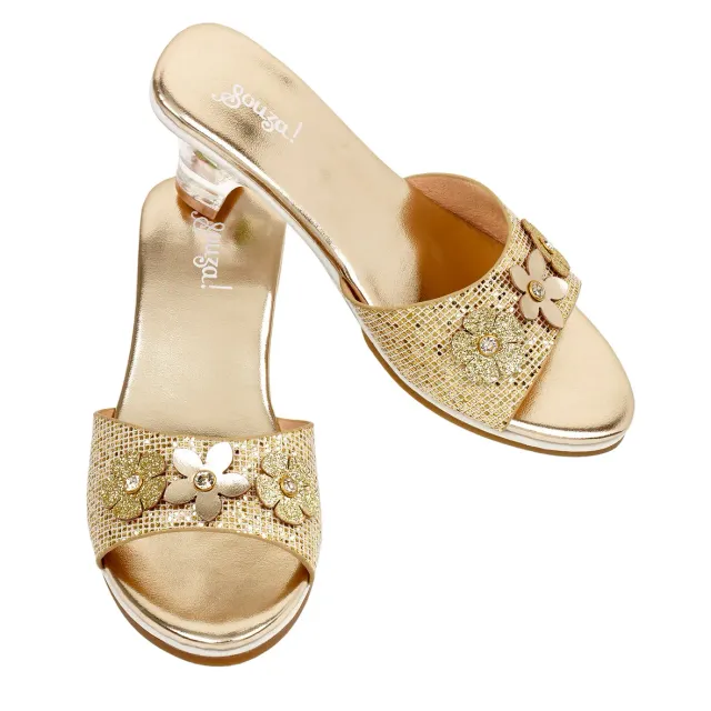 Souza! Ellina scarpe col tacco bambina oro metallizzato
