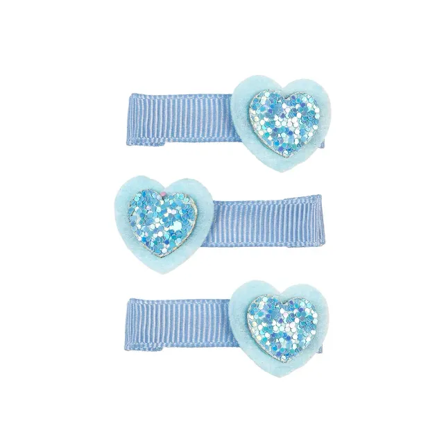 Souza Liese mollette capelli blu 4 cm bambina