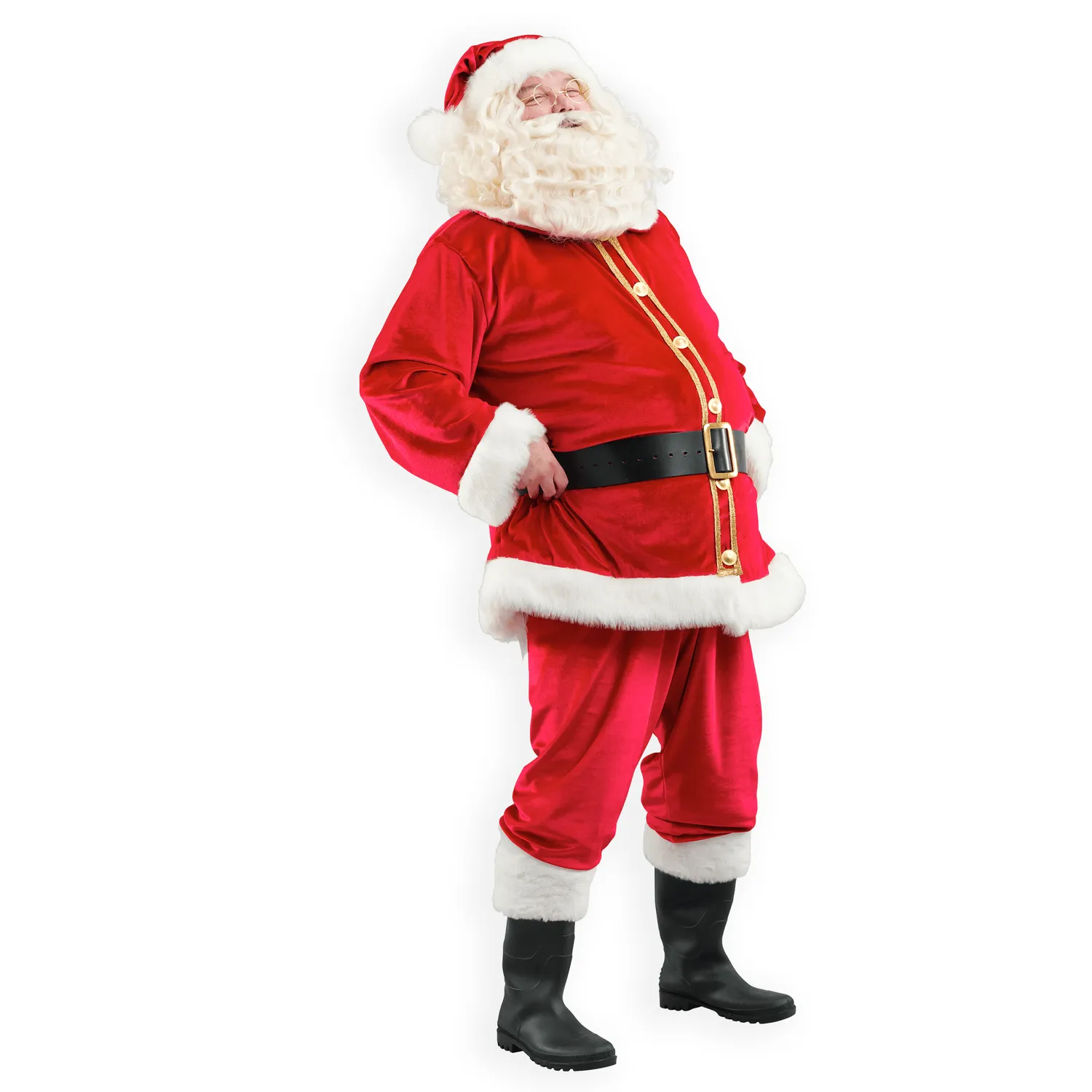 PRETEND TO BEE Adult Santa Claus costume Babbo Natale adulto 4 pezzi