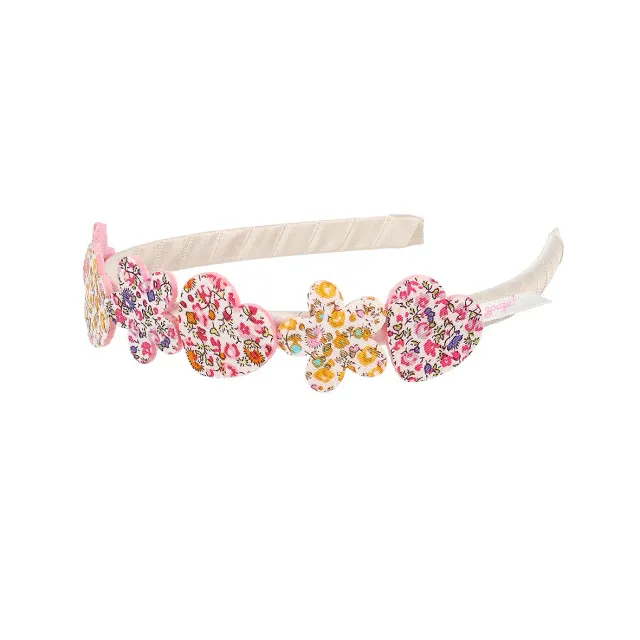 Souza Eliana tiara fiori rosa 1 pz