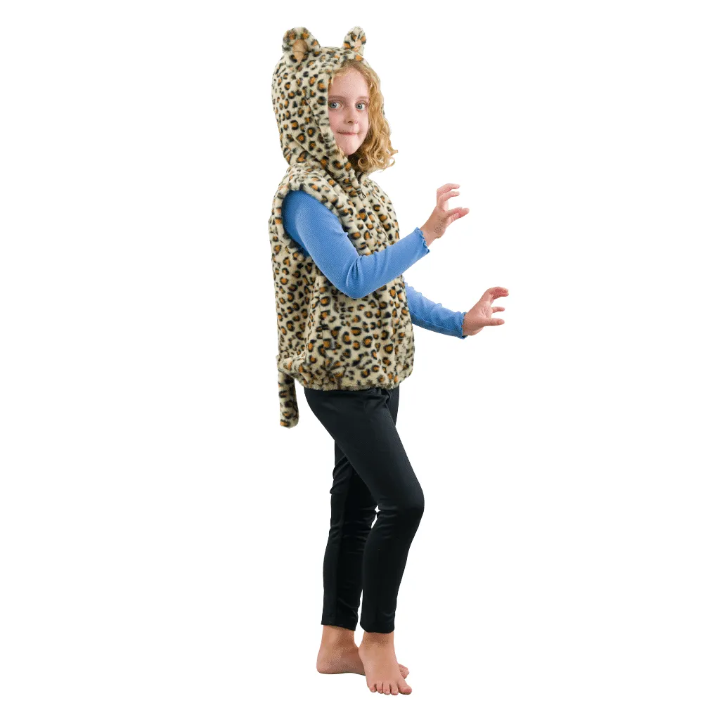 Pretend to Bee costume leopardo bambino felpa 3-7 anni