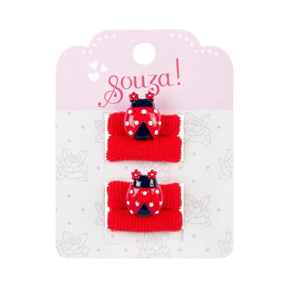 Souza! Ladybird elastici capelli rossi bambina