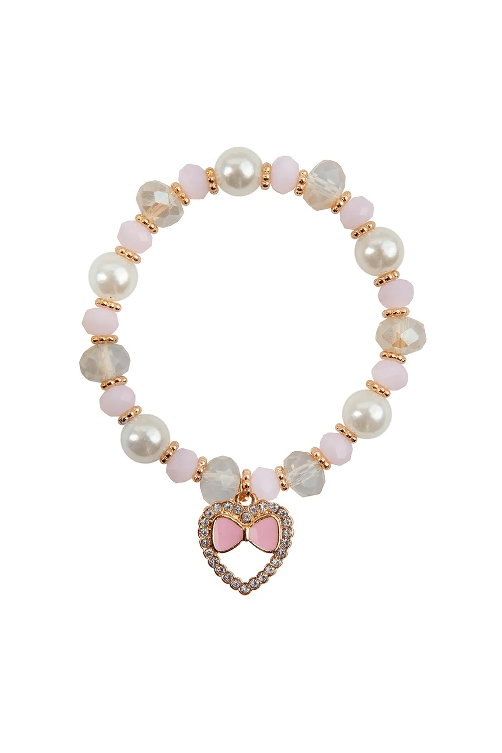 Great Pretenders Boutique Love bracciale cuore rosa oro