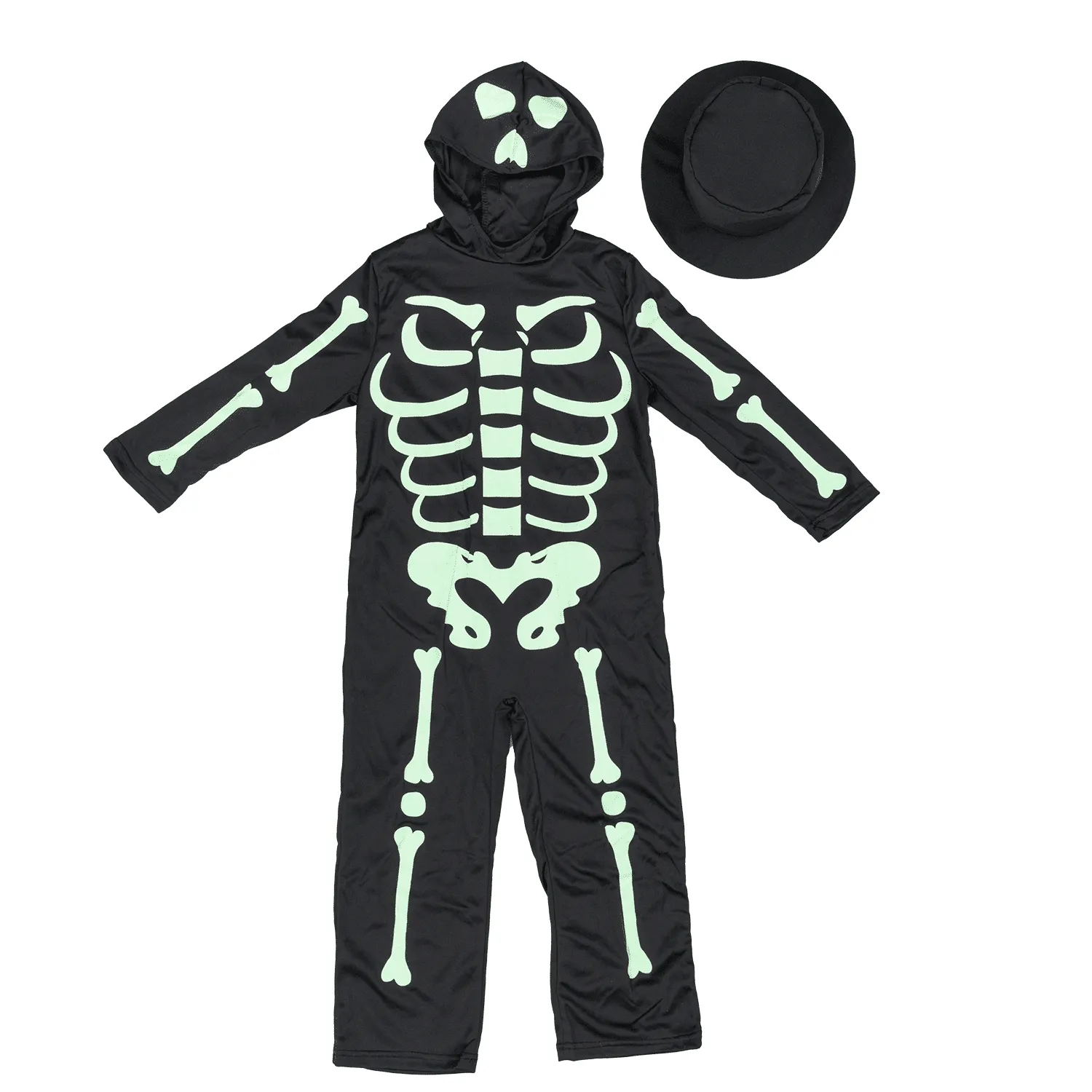 PRETEND TO BEE Costume Scheletro bambino tuta fosforescente
