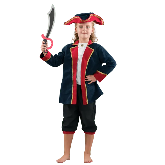 PRETEND TO BEE Pirate Captain costume pirata bambino con cappello
