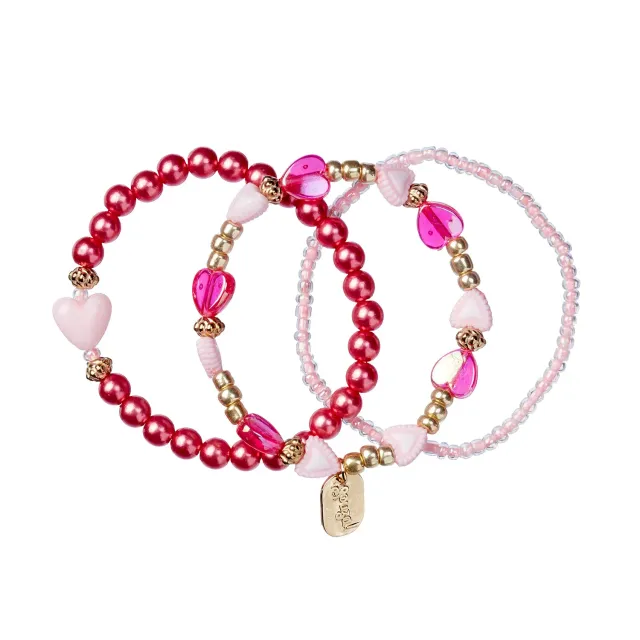 Souza! Tara Heart braccialetti rosa 1 set