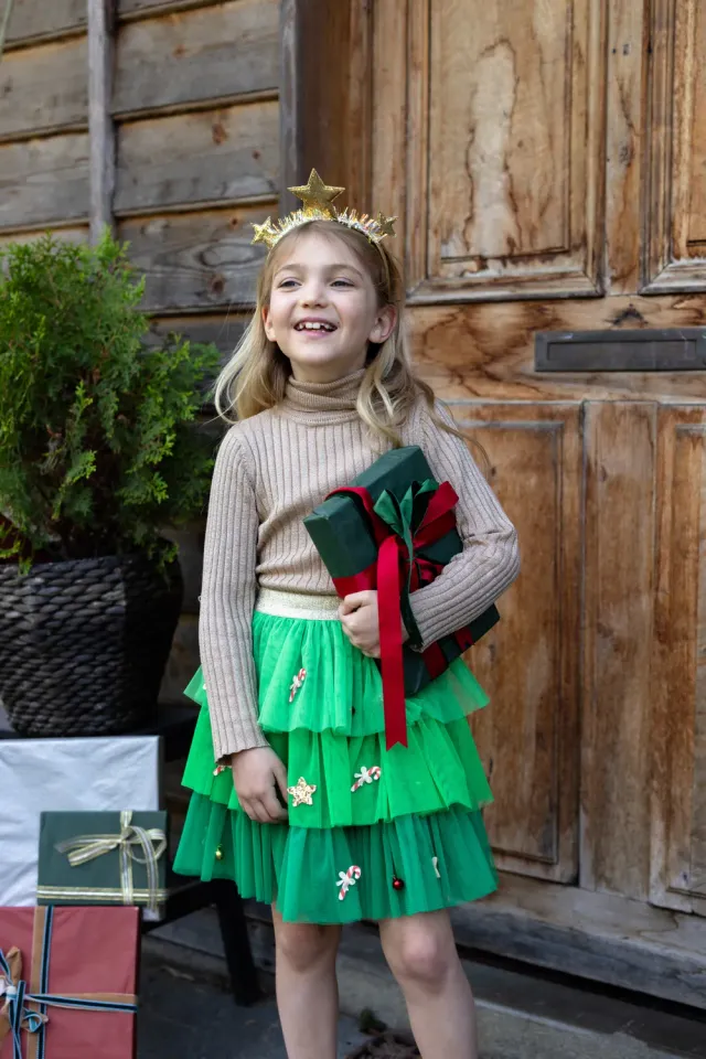 Great Pretenders Rockin Round The Christmas Tree tutu verde