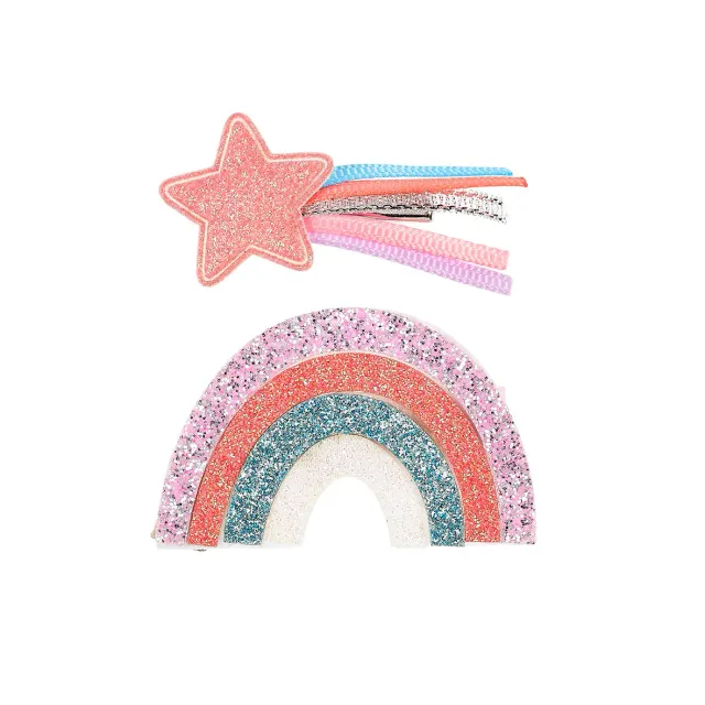 Souza Kiara Rainbow mollette capelli 2 pezzi multicolore