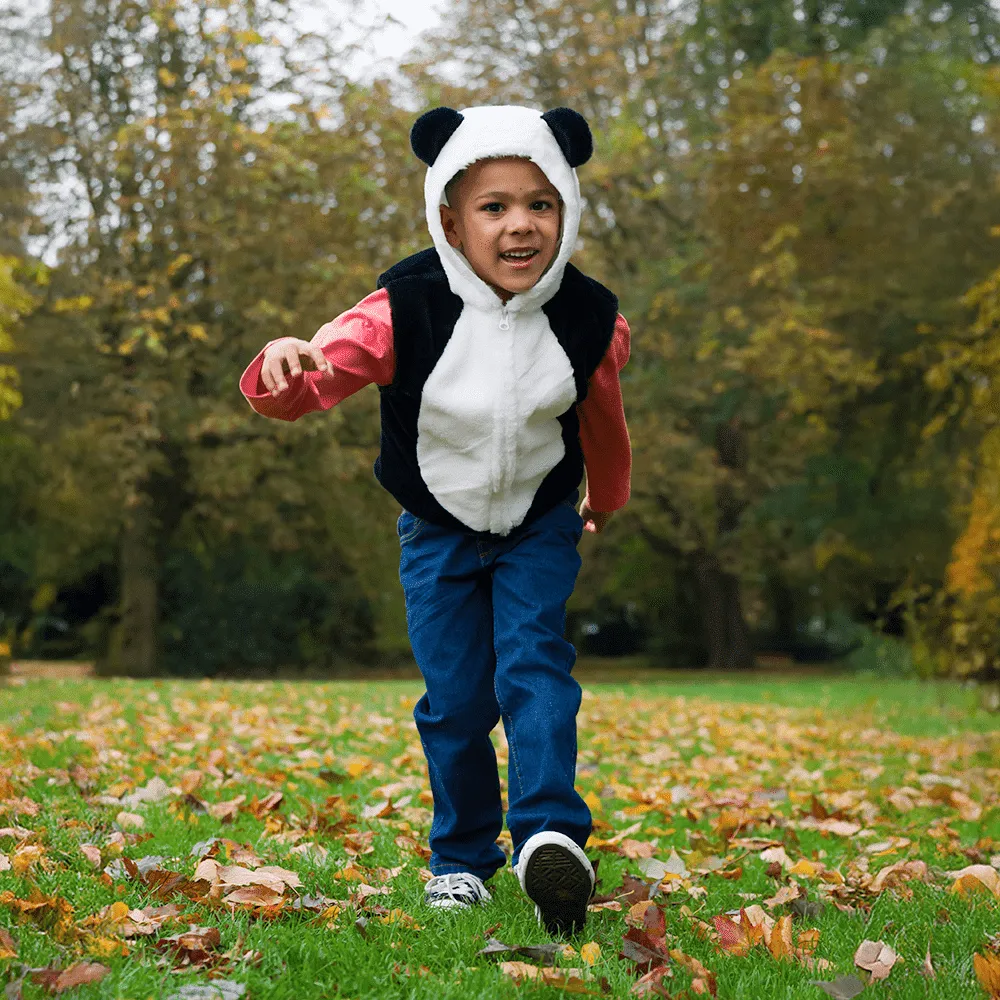 Pretend to Bee Panda maglia costume bambini bianco nero 3-7