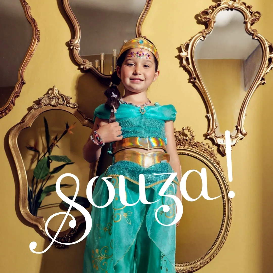 Souza! Amira Princess Dance Set costume principessa turchese