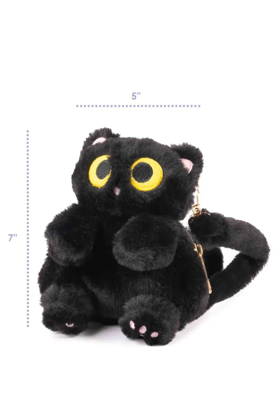 Great Pretenders Cutie Kitty zainetto gatto nero mini